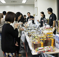 千趣会東京本社で「石巻マルシェ&石巻バー」開催