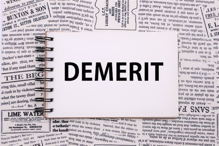 demerit