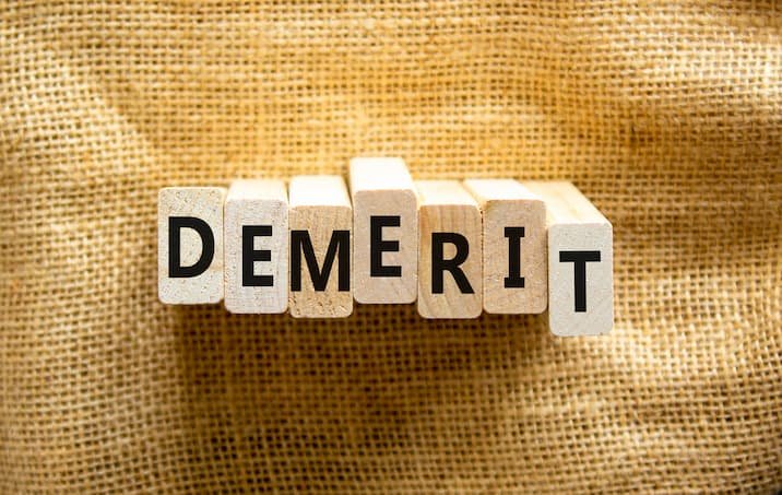 demerit