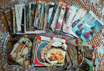 料理カード「COOK」（1960年5月発売）、手芸雑誌「デリカ」（1963年3月発売）