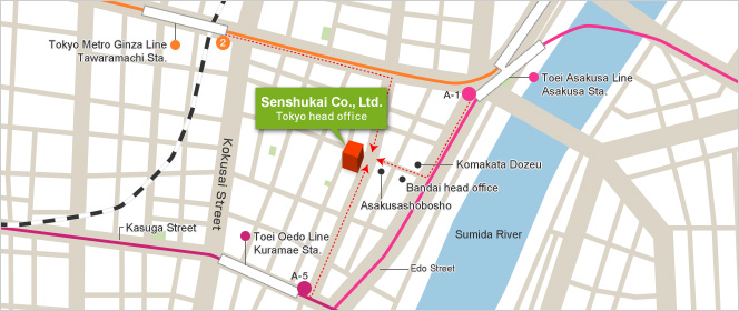 Senshukai Co., Ltd. Tokyo head office (in Osaki Building)