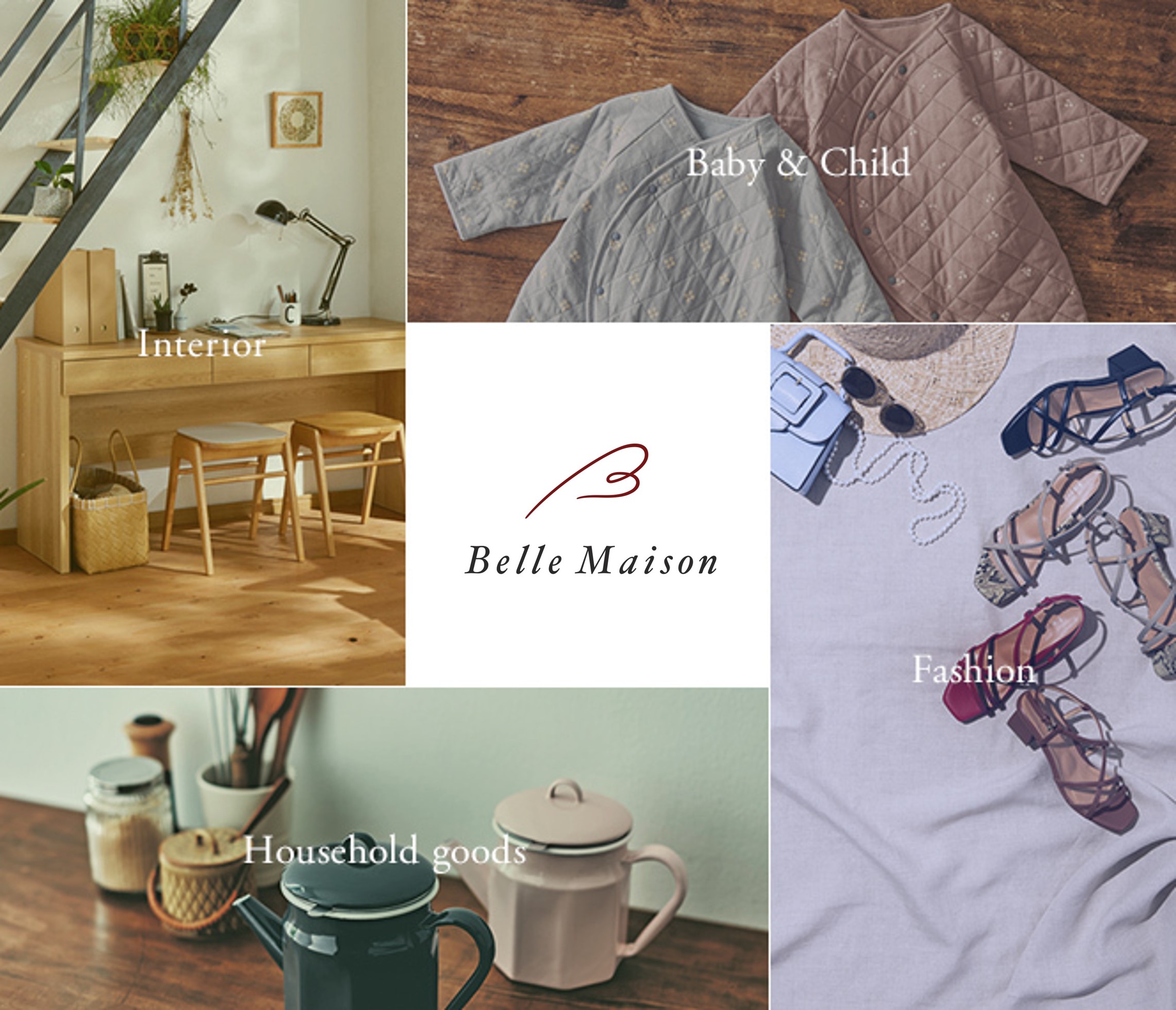 Interior　Baby & Child　Fashion　Household goods